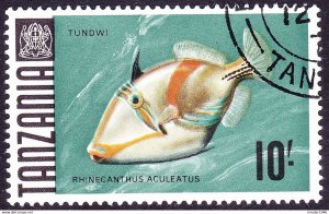 TANZANIA 1967 10/- Multicoloured SG156 Fine Used