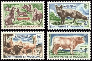 Scott #370-3 Animals MNH