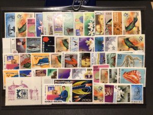 World mint never hinged thematics duplicated stamps Ref 60895