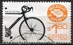 Mexico; 1975: Sc. # C491; O/Used Single Stamp Normal Paper