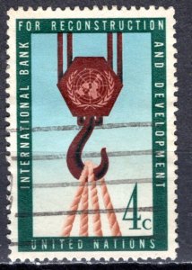 United Nations N.Y.; 1960: Sc. # 86: Used Single Stamp