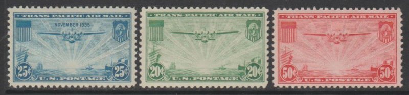 U.S. Scott #C20-C21-C22 Airmail Stamp - Mint Set