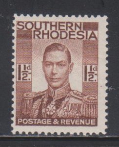 Southern Rhodesia, 1 1/2d George VI (SC# 44) MH