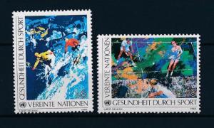 [43117] United Nations Un Vienna 1988 Sports Skiing Tennis Health in sport MNH