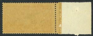 LEBANON 1924 10piastre on 2fr TRIAL PROOF Micro Overprint Error INVERTED MNH