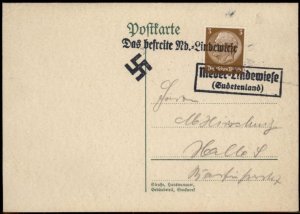 3rd Reich Nieder Lindewiese Sudetenland Czech Annexation Provisional Cove G61117