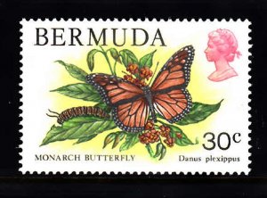 BERMUDA SC# 373 MONARCH BUTTERFLY - MNH