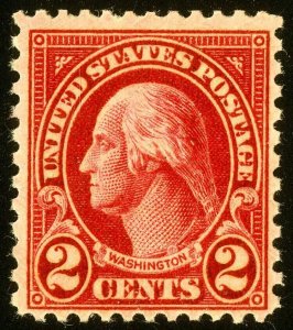 US Stamps # 634a XF OG MNH Brilliant Type II Scott Value $600.00 