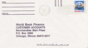 United States A.P.O.'s [25c] E Earth 1988 Air Force Postal Service, APO 09210...