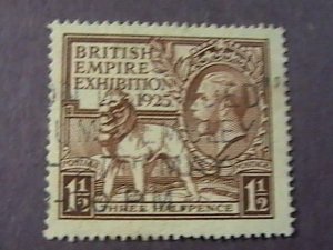 GREAT BRITAIN # 204--USED----BROWN----1925