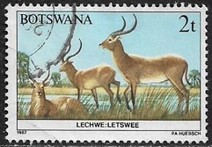 Botswana #405 Used Stamp - Lechwe - Wild Animal