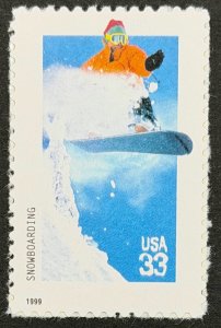 USA, 1999, SC# 3323, Snowboard, Unused, MNH, VF