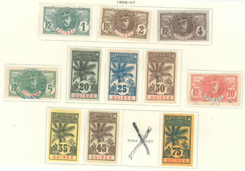 French Guinea #33/44 Unused Single