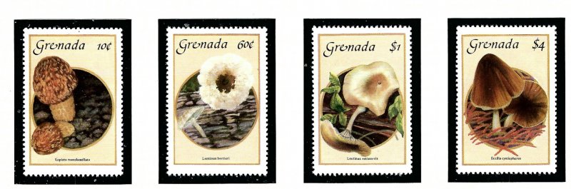 Grenada 1394-97 MNH 1986 Mushrooms            (KA)