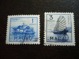 Stamps - Macau - Scott# 361-362 - Used Part Set of 2 Stamps