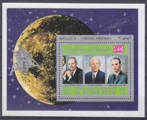 1969 Yemen Kingdom A809/B167 Apollon 11  Moon heroes  5,00 €