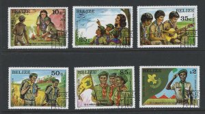 Belize  used CTO sc#  638-643