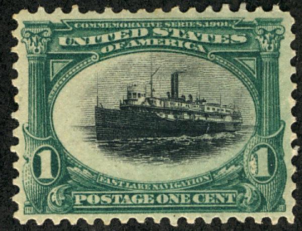 US #294 SCV $110.00 VF/XF mint never hinged, super fresh colors,  nice stamp!...