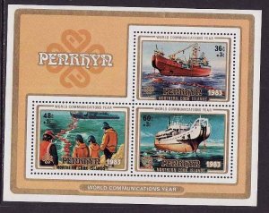 Penrhyn-Sc#231- id9-unused NH sheet-Ships-Cable laying vessel-