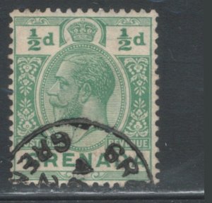 Grenada 1921 King George V 1/2p Scott # 91 Used