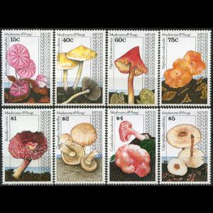 NEVIS 1992 - Scott# 692-9 Mushrooms Set of 8 NH