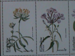 ​EYNHALLOW-SCOTLAND-LOVELY FLOWRS-MNH S/S-VF EST $12-50% OFF PROMOTING PERIOD
