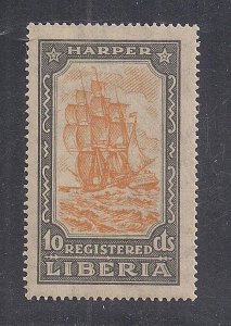 LIBERIA SC#F32   FVF/MOG