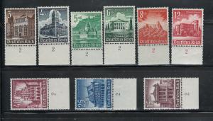 GERMANY 1940 # B177 - B185 MNH, ORIG. GUM $37.50