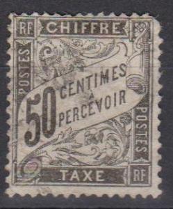 France #J21 Used CV $175.00 (B8612)