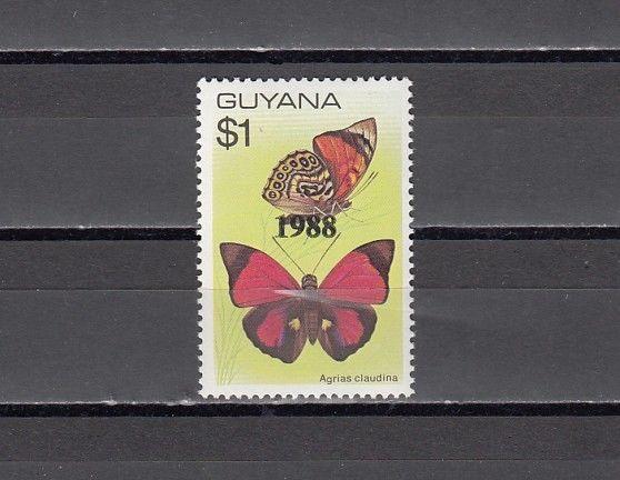 Guyana, Scott cat. 1912. Butterfly definitive o/printed 1988.