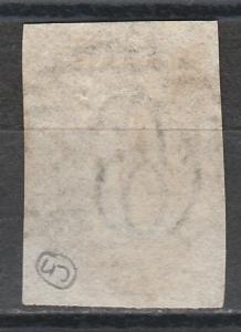 TASMANIA 1858 QV CHALON 6D IMPERF USED