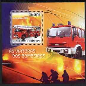 St Thomas & Prince Islands 2007 Fire Engines - Ford C...