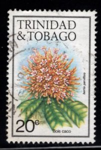 Trinidad  & Tobago Scott 395 Used flower  stamp
