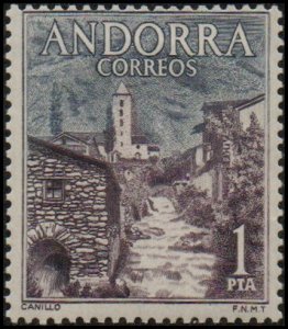 Andorra (Sp) 52 - Mint-H - 1p View of Camillo (1963) (cv $1.10)