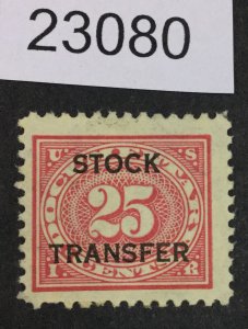 US STAMPS #RD7 MINT OG H LOT #23080