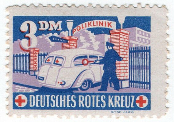 (I.B-CKK) Germany Cinderella : Red Cross Fund 3DM (ambulance)