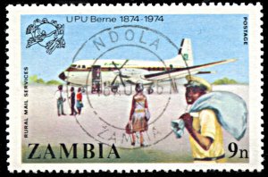 Zambia 128, used, Universal Postal Union Centennial