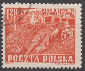 Poland Scott #B69A 1952 CTO