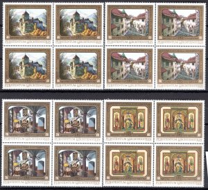 Liechtenstein Scott # 650 - 653, mint nh, b/4 each