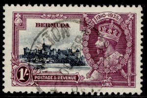 BERMUDA GV SG97, 1s slate & purple, VERY FINE USED. Cat £50. CDS