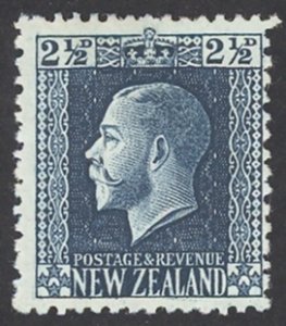 New Zealand Sc# 148 MH 1915-1922 2½p King George V