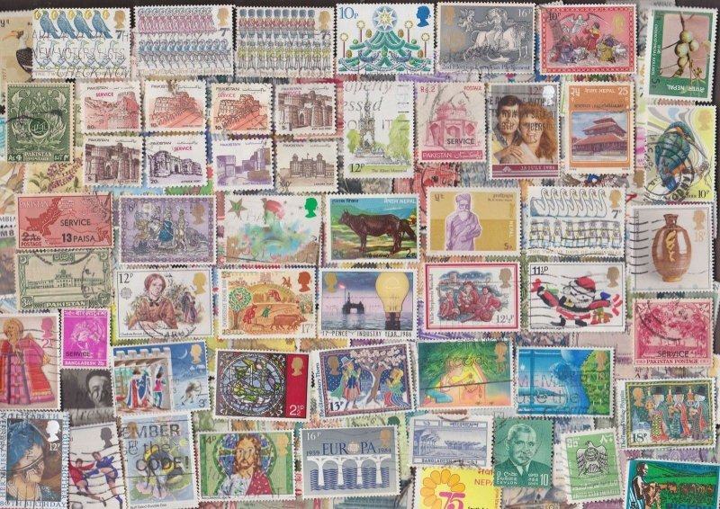 200 All Different  NEPAL STAMPS