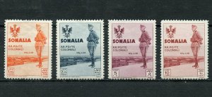 SOMALIA KING VICTOR EMMANUEL  SCOTT#B38/51  MINT HINGED ORIGINAL GUM