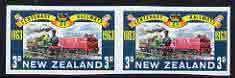 New Zealand 1963 Railway Centenary 3d unmounted mint IMPE...