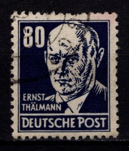 Germany Russian Zone 1948 Politicians, Artists & Scientists, 80pf [Used]