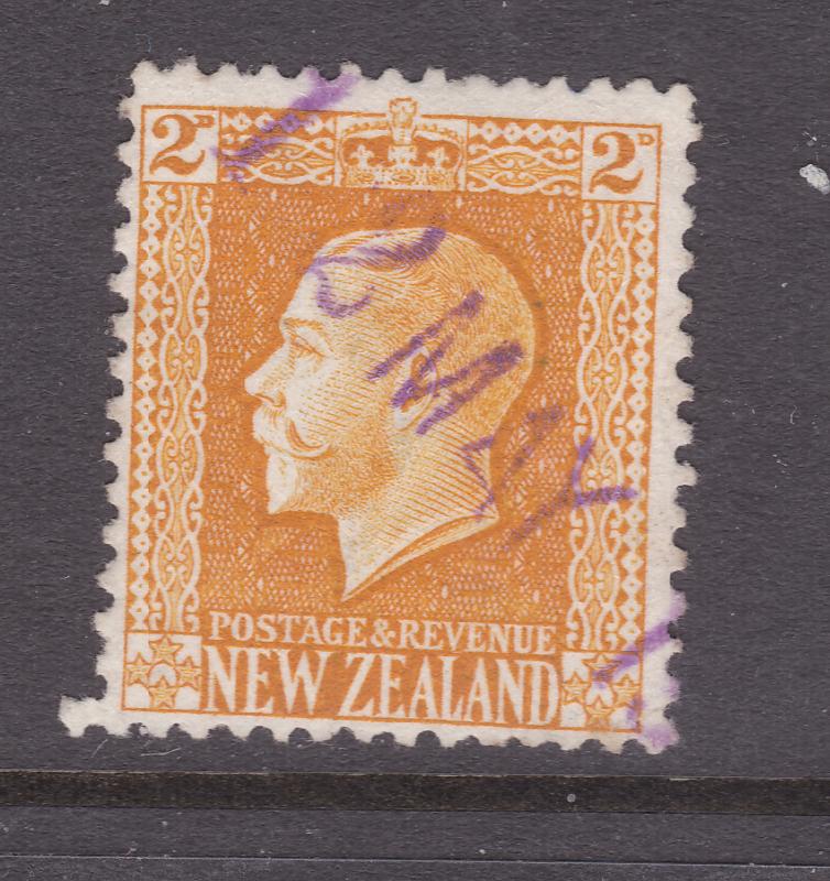 New Zealand the 2d yellow recess used