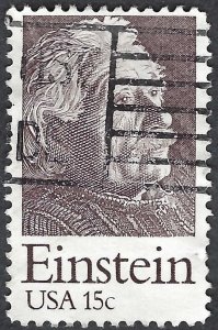 United States #1774 15¢ Albert Einstein (1979). Used.