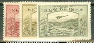 IW: New Guinea C46-57 mint, C59 unused no gum CV $370; scan shows only a few