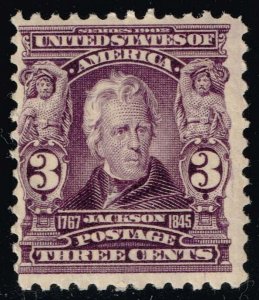 US #302 Andrew Jackson; Unused