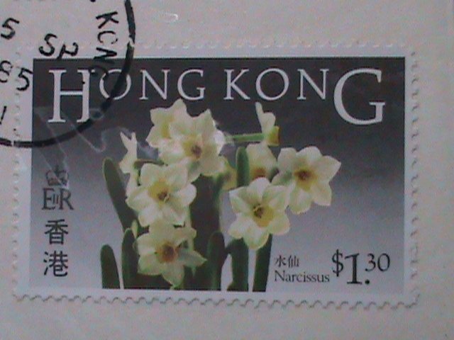 ​HONG KONG -1985-SC#451-6 BEAUTIFUL LOVELY FLOWERS FDC VERY FINE